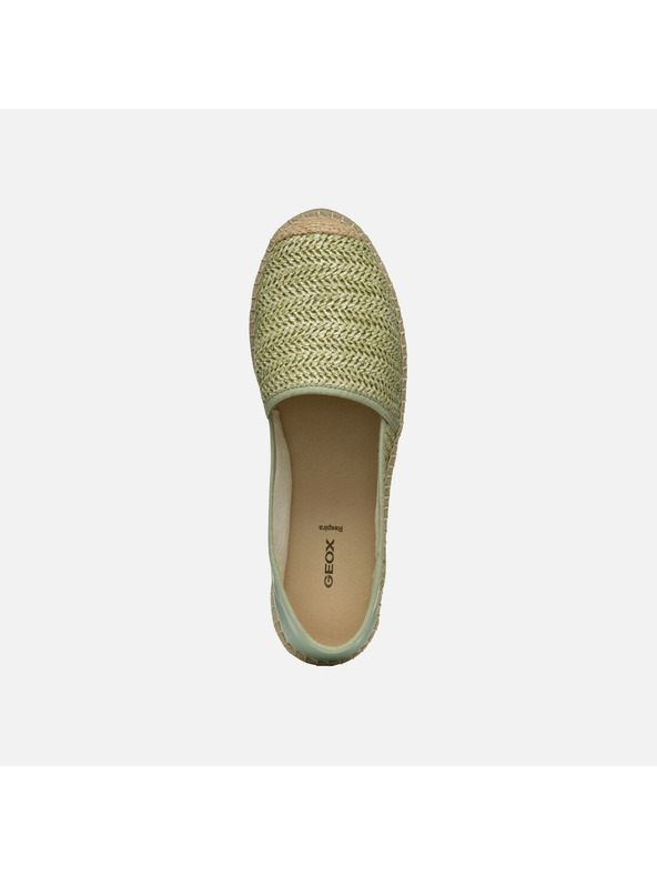 Geox Светлозелени дамски еспадрили Geox Lampedusa