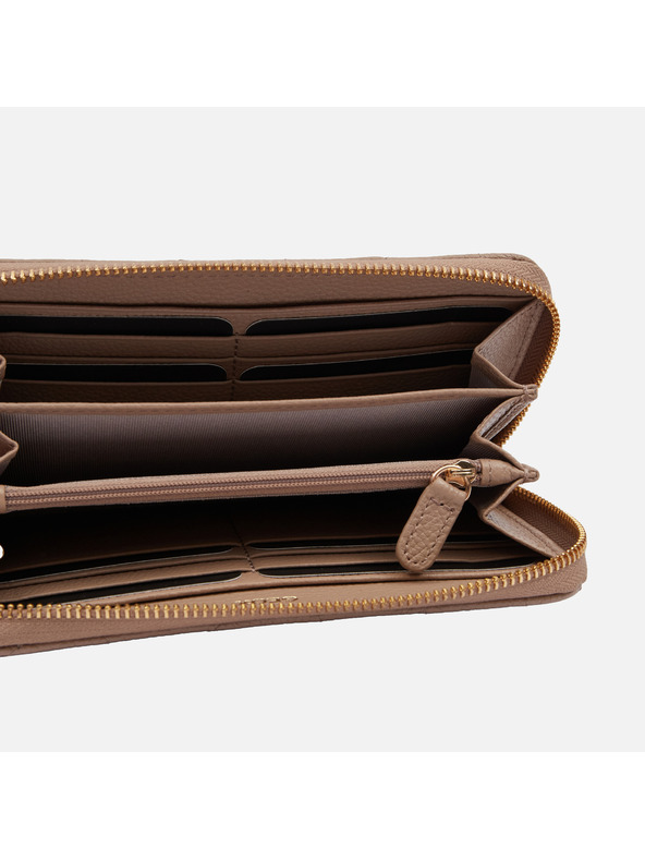 Geox Бежов дамски портфейл Geox