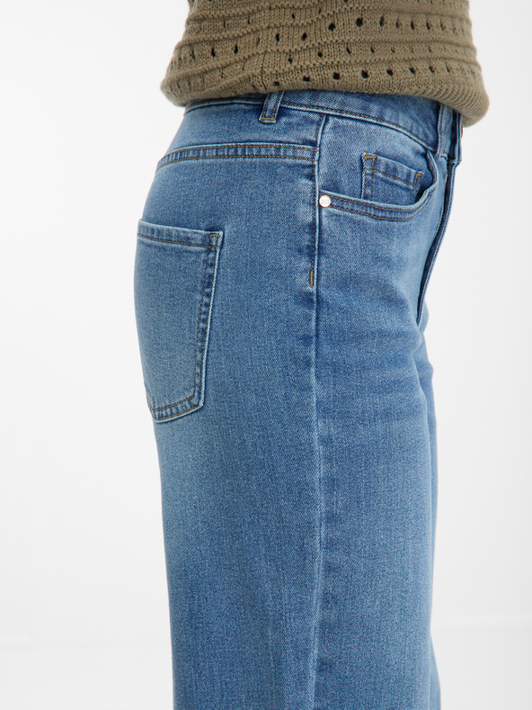 Orsay Сини дамски дънки с широки крачоли ORSAY