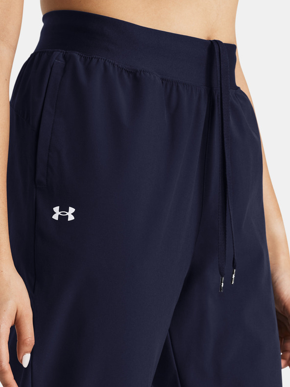 Under Armour Дамски спортен панталон Under Armour UA Rival Hi Rise Woven Pant-BLU