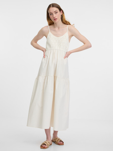 Orsay Кремава дамска миди рокля ORSAY