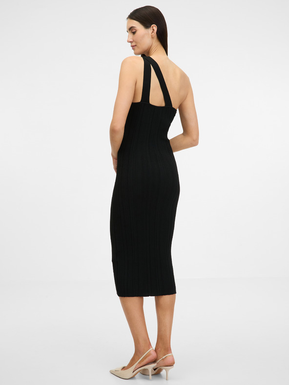 Orsay Черна дамска миди рокля ORSAY