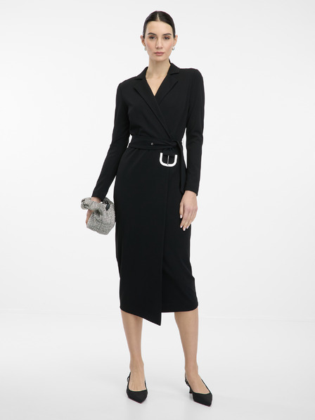 Orsay Черна дамска миди рокля ORSAY