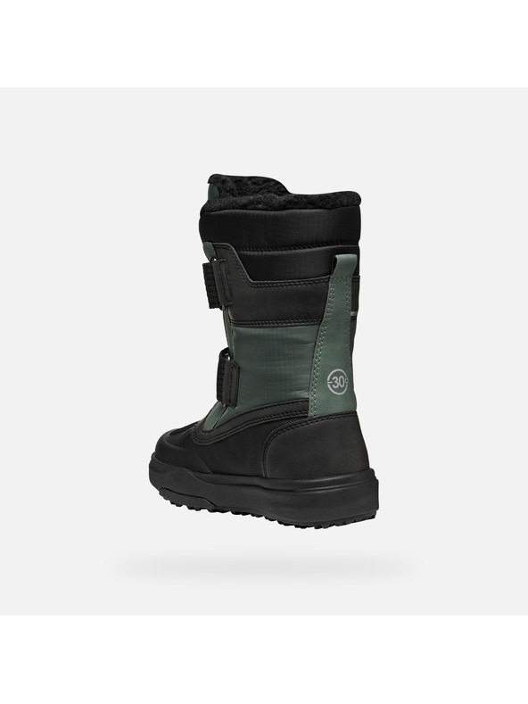 Geox Тъмнозелени зимни детски обувки Geox Bunshee Pg B A