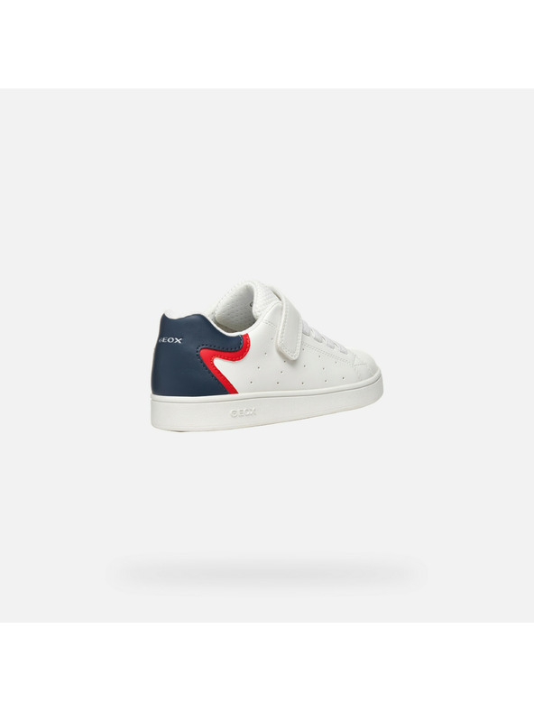 Geox Бели маратонки Geox Eclyper за момчета