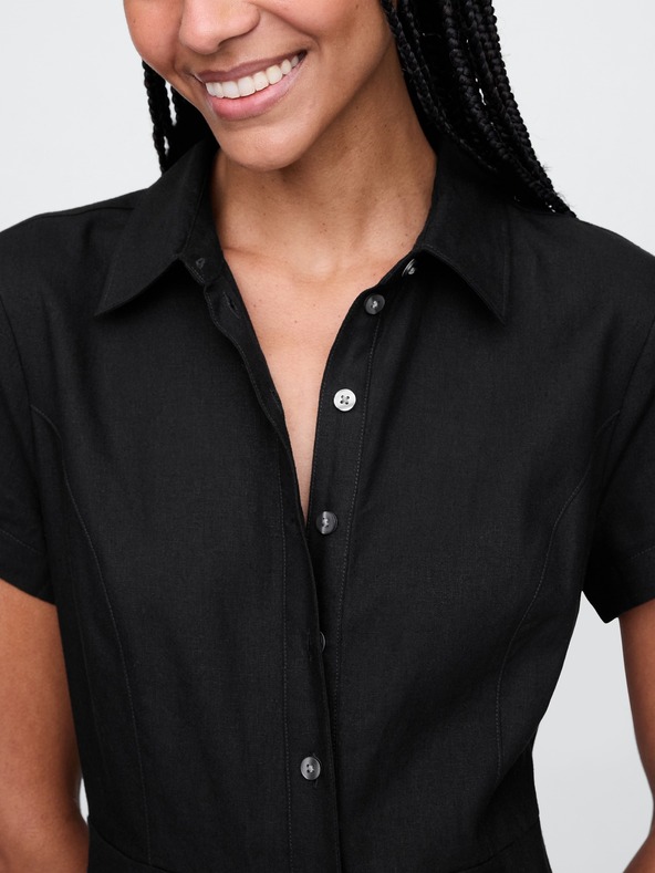 GAP Ленени ризови макси рокли GAP