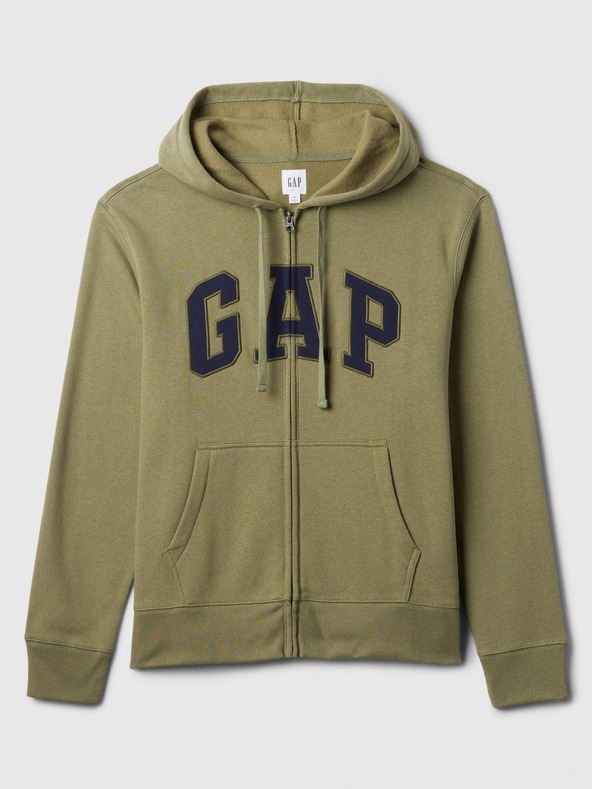 GAP Суитшърт с цип и лого GAP