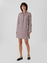 GAP Мини рокля с раирана риза Gap