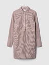 GAP Мини рокля с раирана риза Gap