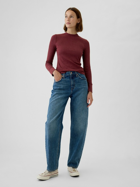 GAP Трикотажна тениска с ребра GAP