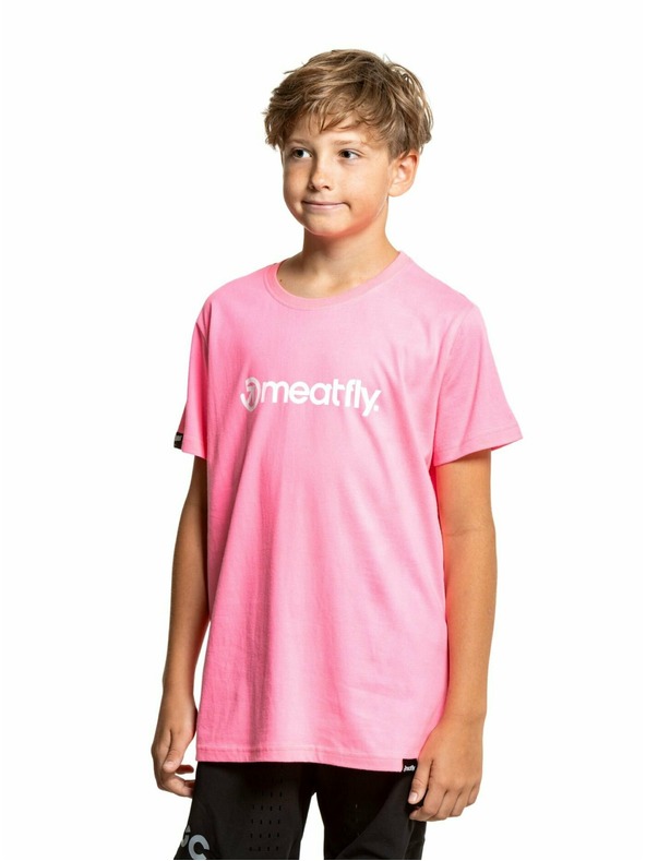 Meatfly Meatfly детска тениска Bart Neon Pink | Розова | Размер 146 | 100% памук