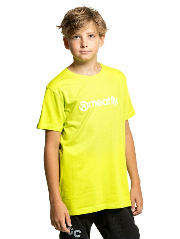 Meatfly Meatfly детска тениска Bart Safety Yellow | Жълта | Размер 134 | 100% памук