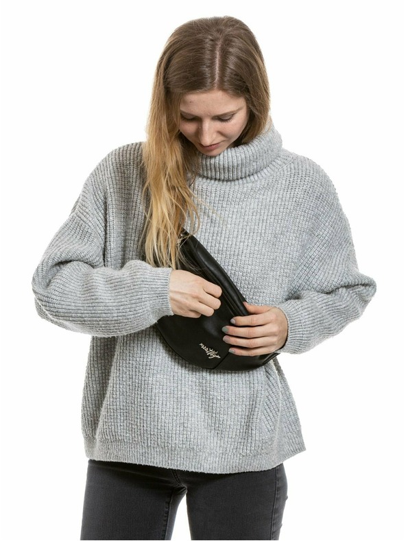 Meatfly Meatfly дамска чантa за кръста Priya Black | Черна | Обем 4 л