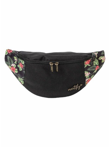 Meatfly Meatfly чантa за кръста Taya Tropical Black | Черна | Обем 2,5 л