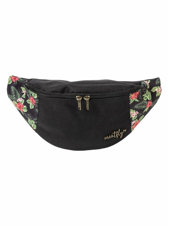 Meatfly Meatfly чантa за кръста Taya Tropical Black | Черна | Обем 2,5 л