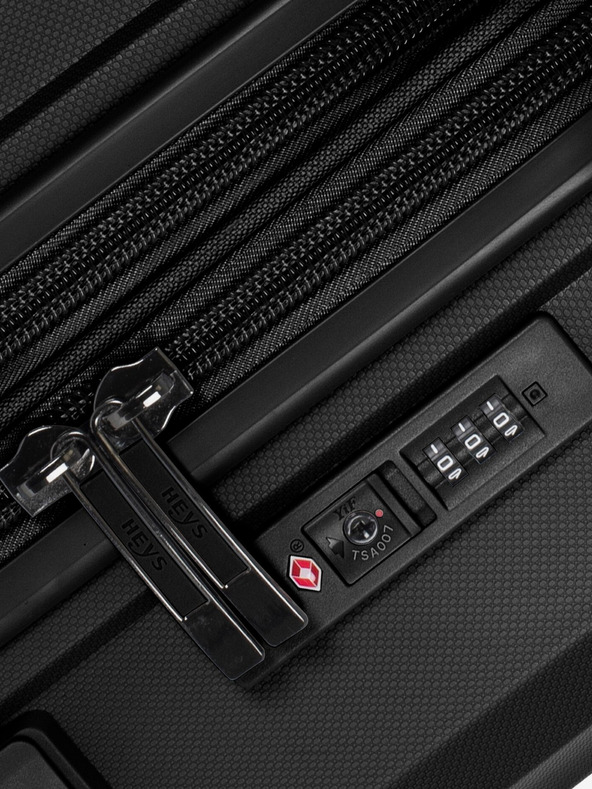 Heys Черен пътнически куфар Heys Airlite S Black
