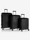 Heys Комплект от три пътнически куфара в черно Heys Airlite S,M,L Black