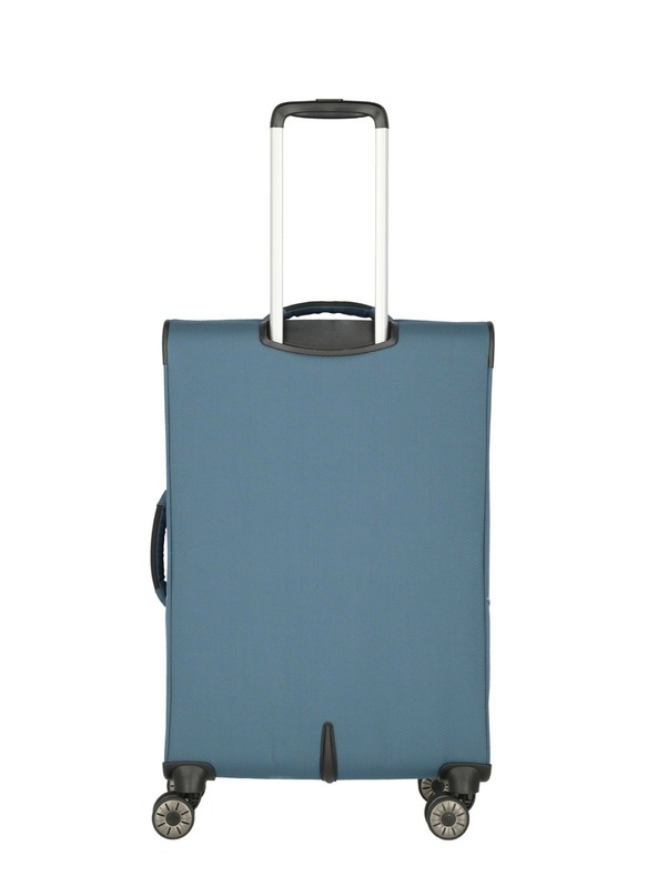 Travelite Комплект пътнически куфари Travelite Skaii 4w S,M,L - синьо