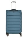 Travelite Комплект пътнически куфари Travelite Skaii 4w S,M,L - синьо
