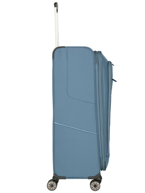 Travelite Комплект пътнически куфари Travelite Skaii 4w S,M,L - синьо