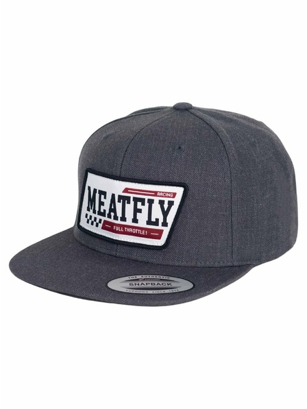 Meatfly Meatfly шапка Hornet Snapback Racing Тъмносива | Сива | Размер