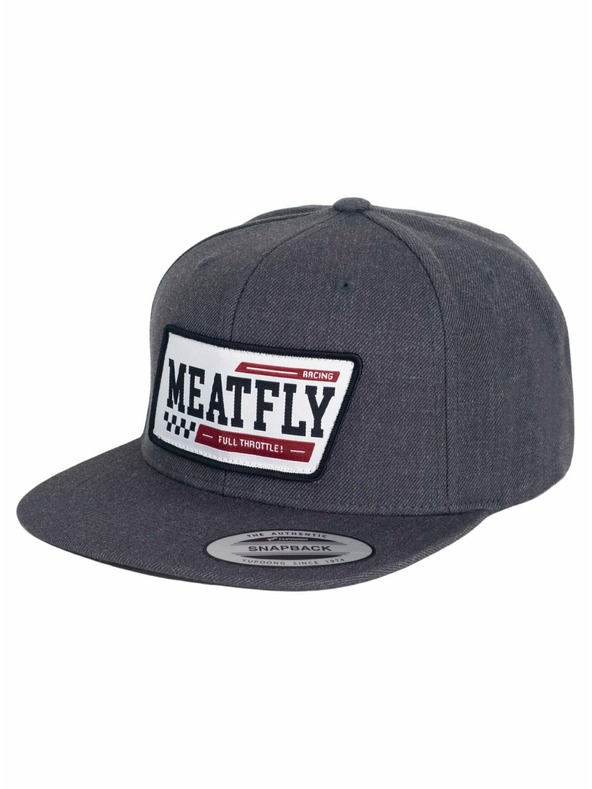 Meatfly Meatfly шапка Hornet Snapback Racing Тъмносива | Сива | Размер