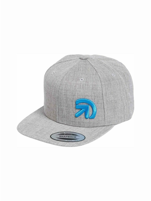 Meatfly Meatfly шапка Finester Snapback Сив меланж | Сива | Размер