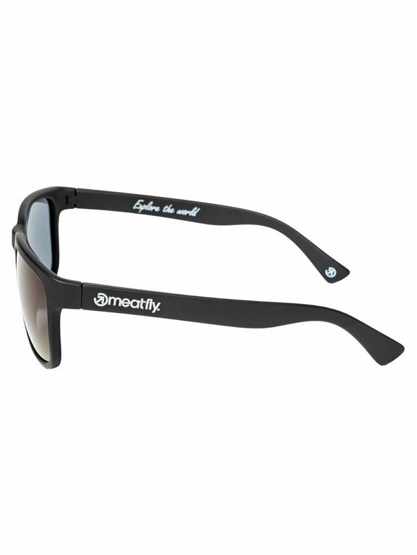 Meatfly Meatfly поляризирани слънчеви очила Gammy Black Matt/Purple | Черен | Размер