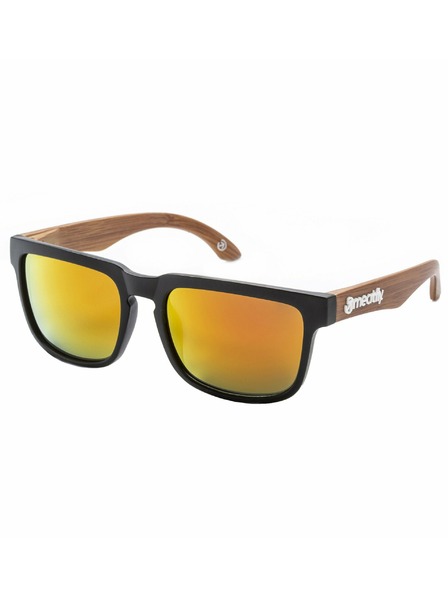 Meatfly Meatfly слънчеви очила Memphis Black / Wood | Оранжев | Размер