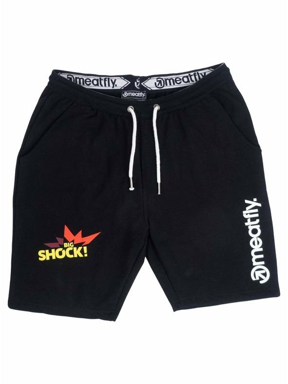 Meatfly Meatfly мъжки спортни шорти Big Shock Black | Черна | Размер