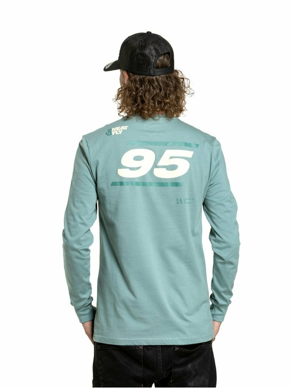 Meatfly Meatfly мъжка тениска с дълъг ръкав Appex Dusty Mint