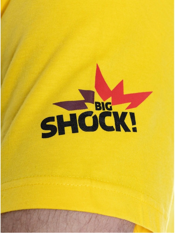 Meatfly Meatfly мъжка тениска Big Shock Shattered Yellow | Жълта | Размер