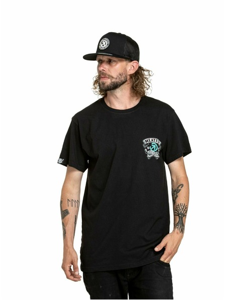 Meatfly Meatfly мъжка тениска Whiskey Boy Black | Черна | Размер