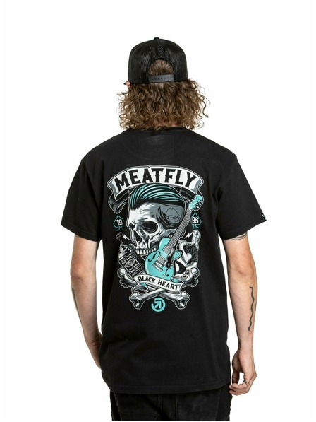 Meatfly Meatfly мъжка тениска Whiskey Boy Black | Черна | Размер