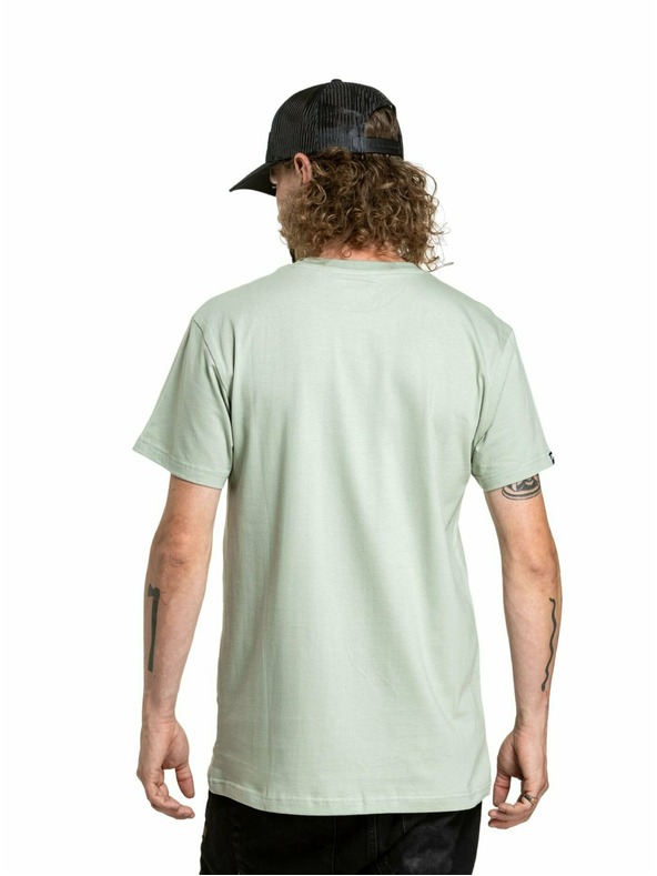 Meatfly Meatfly мъжка тениска Fullface Mossy Green | Зелена | Размер