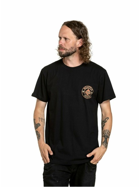 Meatfly Meatfly мъжка тениска Born To Ride Black | Черна | Размер