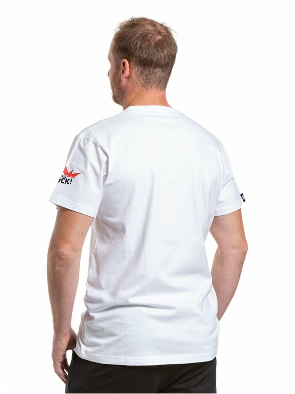 Meatfly Meatfly мъжка тениска Big Shock Gameon White | Бяла | Размер