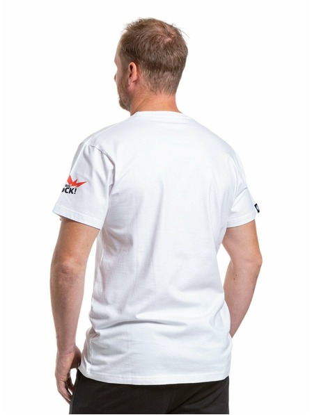 Meatfly Meatfly мъжка тениска Big Shock Gameon White | Бяла | Размер