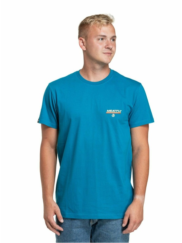 Meatfly Meatfly мъжка тениска Racing Spirit Funky Blue