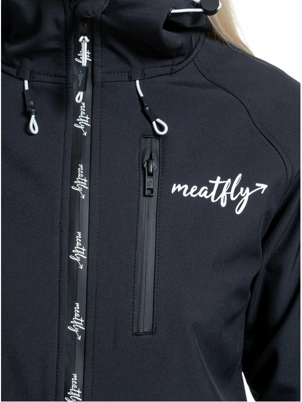 Meatfly Meatfly дамска softshell жилетка Zaja Logo Black | Черна | Размер