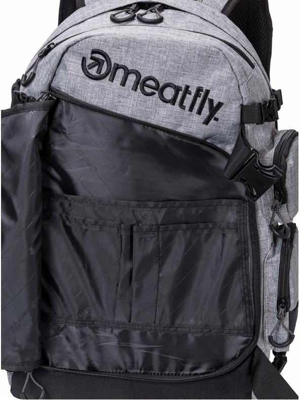 Meatfly Meatfly раница Wanderer - Heather Grey | Сива | Обем 28 L