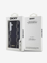 DKNY DKNY PU Кожен Карирен Модел Magsafe Заден калъф за Samsung Galaxy S24+ Черен