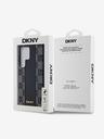 DKNY DKNY PU Кожен Карирен Модел Magsafe Заден калъф за Samsung Galaxy S24 Ultra Черен