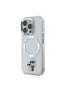 Karl Lagerfeld Karl Lagerfeld IML Karl and Choupette MagSafe Заден калъф за iPhone 16 Pro Max Прозрачен