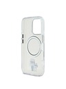 Karl Lagerfeld Karl Lagerfeld IML Karl and Choupette MagSafe Заден калъф за iPhone 16 Pro Max Прозрачен