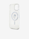 Karl Lagerfeld Karl Lagerfeld IML Choupette MagSafe Заден Калъф за iPhone 15 Прозрачен