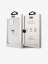 Karl Lagerfeld Karl Lagerfeld IML Choupette MagSafe Заден Калъф за iPhone 15 Прозрачен