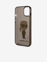 Karl Lagerfeld Karl Lagerfeld IML Иконичен NFT Заден Калъф за iPhone 14 Plus Black