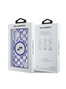 Karl Lagerfeld Karl Lagerfeld IML Монограм K&CH Глави MagSafe Заден Калъф за iPhone 16 Лилав