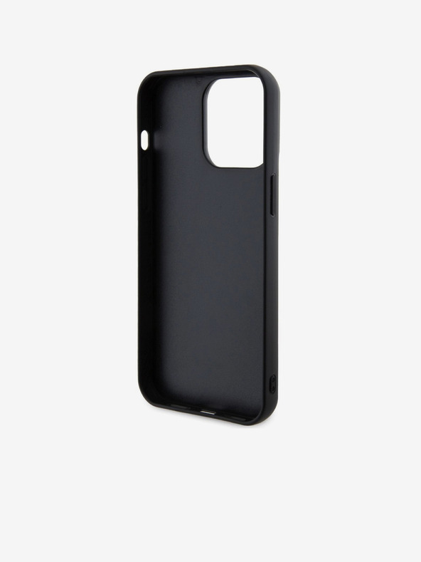 Karl Lagerfeld 3D Гумен Заден Калъф за iPhone 15 Pro Max Black Karl Lagerfeld